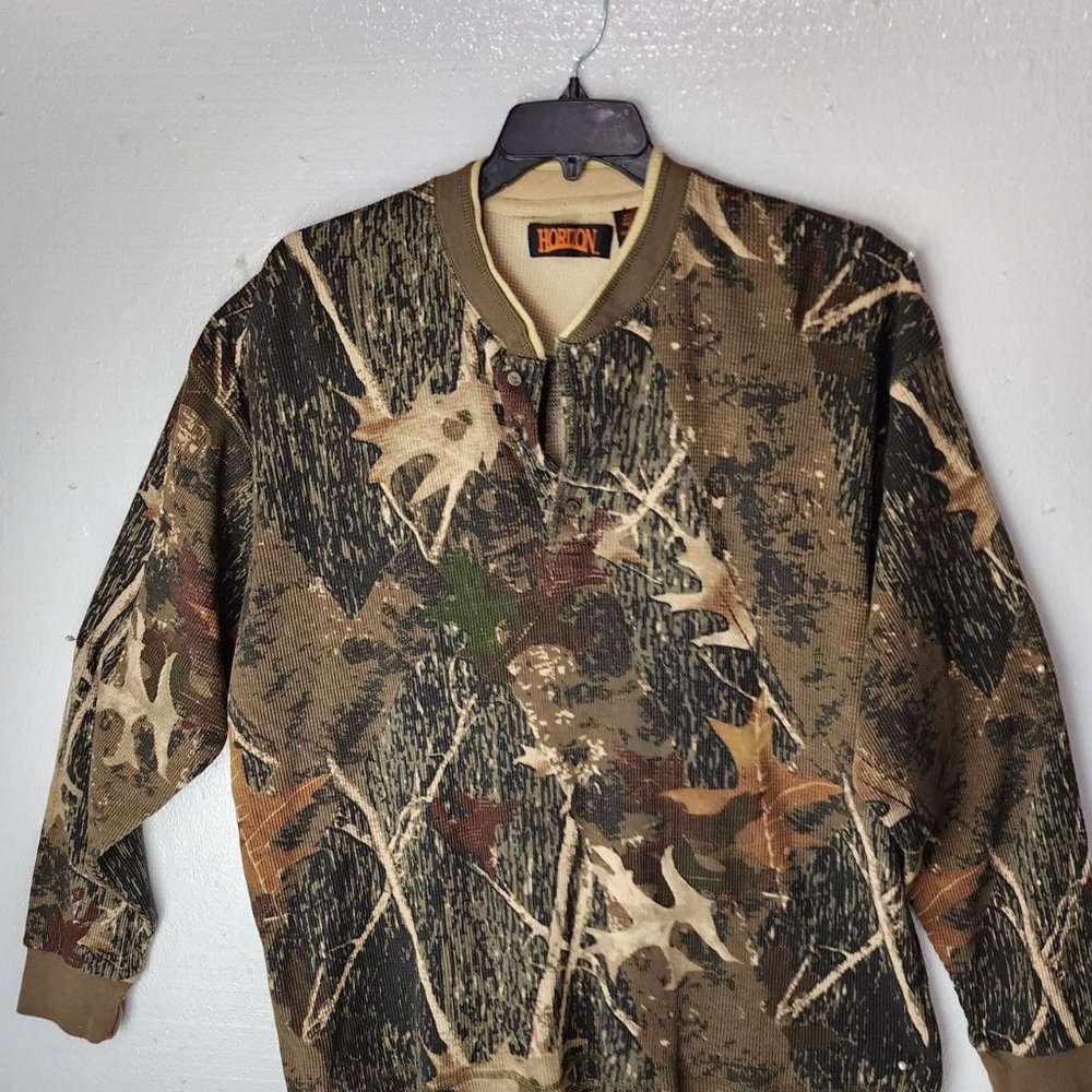 Men's plus thermal camo shirt  Size 2XL